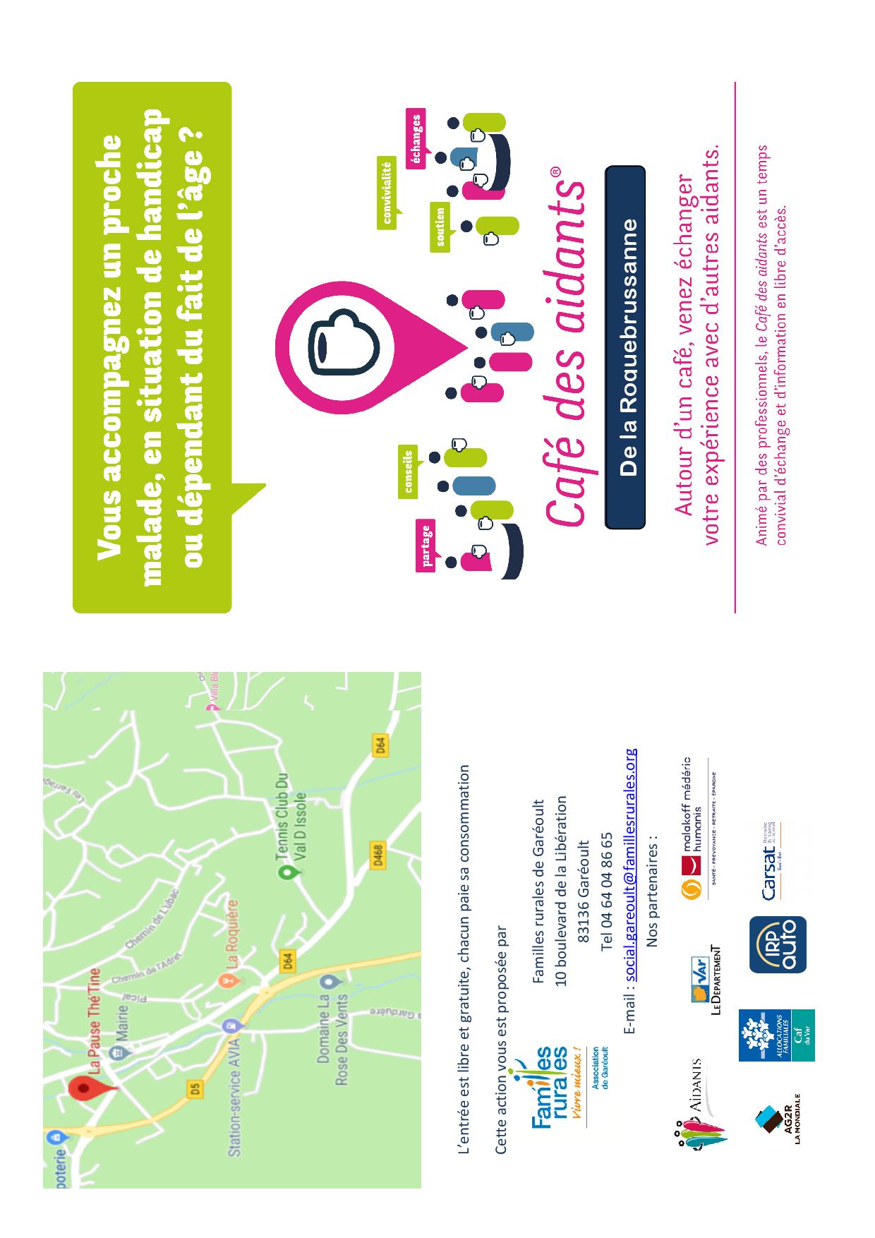 Café des Aidants Plaquette A4 la Roque 2019 20201