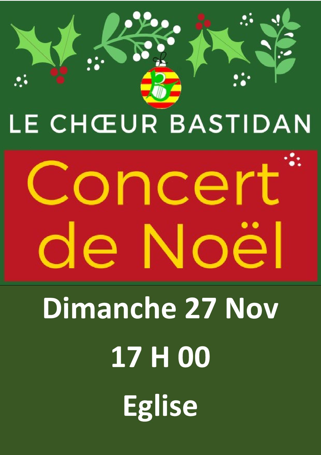 Choeur bastidan Noël 2022